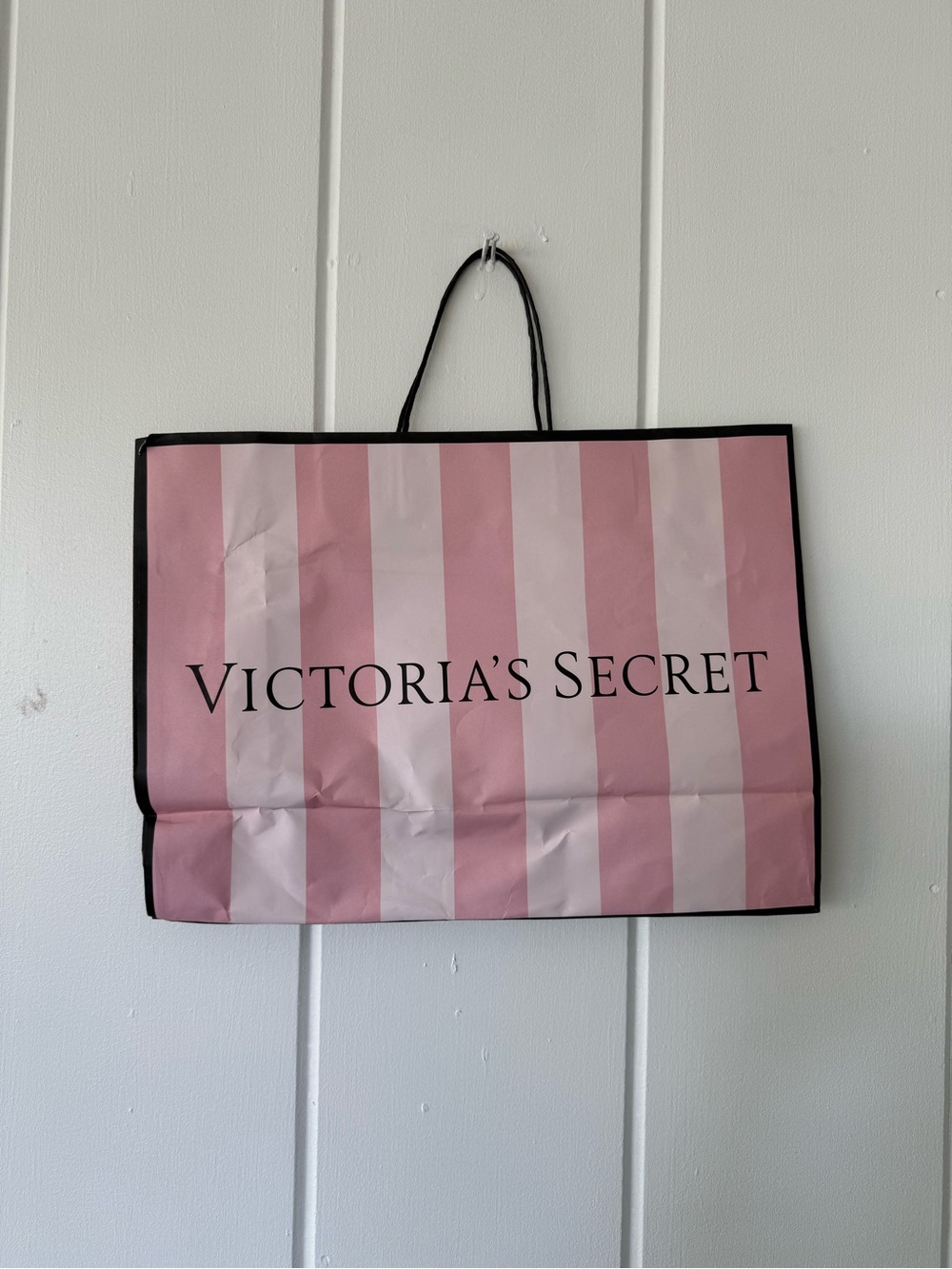Victoria's Secret (2) Shopper Bags Small and Large With Original Tissue Paper